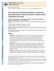 Research paper thumbnail of The construct and measurement equivalence of cocaine and opioid dependences: A National Drug Abuse Treatment Clinical Trials Network (CTN) study