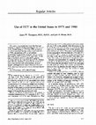 Research paper thumbnail of Use of ECT in the United States in 1975 and 1980