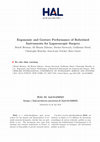 Research paper thumbnail of Ergonomic and Gesture Performance of Robotized Instruments for Laparoscopic Surgery