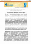 Research paper thumbnail of Comunicación y poder en América Latina