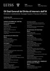 Research paper thumbnail of 14-16 dicembre 2023 Locandina Gli Stati Generali del Diritto di Internet Roma, Luiss