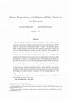 Research paper thumbnail of Firms’ Expectations and Monetary Policy Shocks in the Eurozone