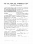 Research paper thumbnail of QS-CDMA systems using concatenated ZCZ codes