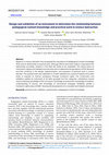 Research paper thumbnail of Design and validation of an instrument to determine the relationship between pedagogical content knowledge and practical work in science instruction