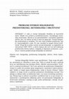 Research paper thumbnail of Problemi istorije holografije: predistorijski, metodološki i društveni