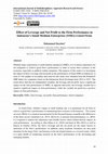 Research paper thumbnail of Effect of Leverage and Net Profit to the Firm Performance in Indonesia’s Small Medium Enterprises (SMEs) Listed Firms