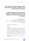 Research paper thumbnail of Dos cartórios da Ordem Beneditina ao Real Archivo da Torre do Tombo: o périplo de Frei Francisco de São Luís Saraiva