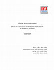 Research paper thumbnail of Efecto de la aplicación del fertilizante foliar ARCO® en perales cv. Williams. Temporada 2019-2020