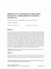 Research paper thumbnail of Aprendizaje de la programación de computadores basado en PBL y emparejamiento por cuadrantes del modelo 4Q