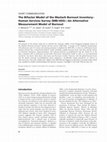 Research paper thumbnail of The Bifactor Model of the Maslach Burnout Inventory-Human Services Survey (MBI-HSS)-An Alternative Measurement Model of Burnout