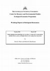 Research paper thumbnail of Time Series Properties of Global Climate Variables: Detection and Attribution of Climate Change