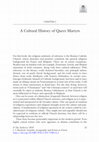 Research paper thumbnail of A Cultural History of Queer Martyrs