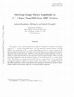 Research paper thumbnail of One-loop gauge theory amplitudes in N=4 super Yang–Mills from MHV vertices