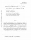 Research paper thumbnail of Analytic two-loop form factors in $ \mathcal{N} = 4 $ SYM