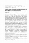 Research paper thumbnail of Conversations on National Mineral Policy 2019: Editorial Note: Recognising diverse stakeholders in mineral policy: a trajectory over time