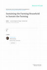 Research paper thumbnail of Sustaining the Farming Household to Sustain the Farming