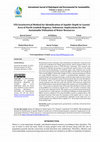 Research paper thumbnail of VES Geoelectrical Method for Identification of Aquifer Depth in Coastal Area of North Lombok Regency, Indonesia: Implications for the Sustainable Utilization of Water Resources