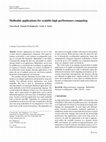 Research paper thumbnail of Malleable applications for scalable high performance computing