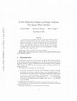 Research paper thumbnail of A New Method for Signal and Image Analysis: The Square Wave Method