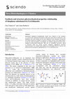 Research paper thumbnail of Synthesis and structure-physicochemical properties relationship of thiophene-substituted bis(5,4-d)thiazoles