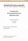 Research paper thumbnail of Proceedings of the 4th International Conference on Mathematics in Sport: MathSport International 2013 Leuven, Belgium 5-7 June 2013