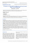 Research paper thumbnail of Prevalence of ‘at risk’ under five children in a rural area of central India: a cross sectional study