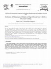 Research paper thumbnail of Definition of Mathematical Models of High-alloyed Steel 1.4828 in CO2 Laser Cutting