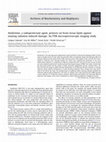 Research paper thumbnail of Amifostine, a radioprotectant agent, protects rat brain tissue lipids against ionizing radiation induced damage: An FTIR microspectroscopic imaging study