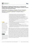 Research paper thumbnail of Recruitment of Adolescent Young Carers to a Psychosocial Support Intervention Study in Six European Countries: Lessons Learned from the ME-WE Project