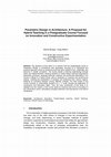 Research paper thumbnail of Parametric Design in Architecture: A Proposal for Hybrid Teaching in a Postgraduate Course Focused on Innovation and Constructive Experimentation