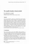 Research paper thumbnail of The expedite boundary element method