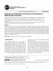 Research paper thumbnail of Performance Evaluation of k-means and k-medoids in WSN Routing Protocols