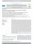 Research paper thumbnail of Bioactivities, heavy metal contents and toxicity effect of macroalgae from two sites in Madura, Indonesia