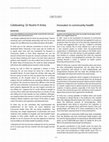 Research paper thumbnail of Innovator in community health