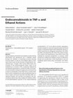 Research paper thumbnail of Endocannabinoids in TNF-α and Ethanol Actions