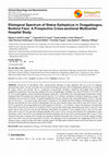 Research paper thumbnail of Etiological Spectrum of Status Epilepticus in Ouagadougou, Burkina Faso: A Prospective Cross-sectional Multicenter Hospital Study