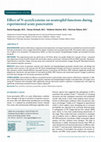 Research paper thumbnail of Effect of N-acetylcysteine on neutrophil functions during experimental acute pancreatitis