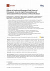 Research paper thumbnail of Effects of Single and Repeated Oral Doses of Ochratoxin A on the Lipid Peroxidation and Antioxidant Defense Systems in Mouse Kidneys