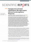 Research paper thumbnail of Hypoglycemia-activated Hypothalamic Microglia Impairs Glucose Counterregulatory Responses