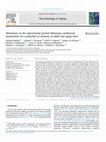 Research paper thumbnail of Alterations in the nigrostriatal system following conditional inactivation of α-synuclein in neurons of adult and aging mice