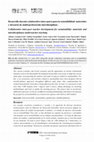 Research paper thumbnail of Desarrollo docente colaborativo inter-pares para la sostenibilidad: materiales y docencia de multi-profesorado interdisciplinar