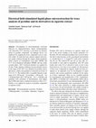 Research paper thumbnail of Electrical field-stimulated liquid-phase microextraction for trace analysis of pyridine and its derivatives in cigarette extract