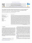 Research paper thumbnail of Low-voltage electrically-enhanced microextraction as a novel technique for simultaneous extraction of acidic and basic drugs from biological fluids