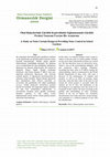 Research paper thumbnail of Okul Bahçelerinde Gürültü Kontrolünün Sağlanmasında Gürültü Perdesi Tasarımı Üzerine Bir Araştırma