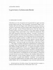 Research paper thumbnail of La governance e la democrazia liberale