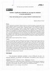 Research paper thumbnail of Sentidos e significados atribuídos por um grupo de estudantes às tarefas matemáticas