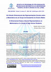 Research paper thumbnail of Um Estudo Dimensional das Representações Sociais sobre a Matemática de um Grupo de Estudantes do Ensino Médio