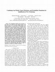 Research paper thumbnail of Combining Goal Models, Expert Elicitation, and Probabilistic Simulation for Qualification of New Technology