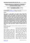 Research paper thumbnail of Community knowledge on transmission of malaria and its management practice in Oorelope local government, southwestern region, Nigeria