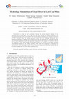 Research paper thumbnail of Hydrology Simulation of Ukud River in Lati Coal Mine